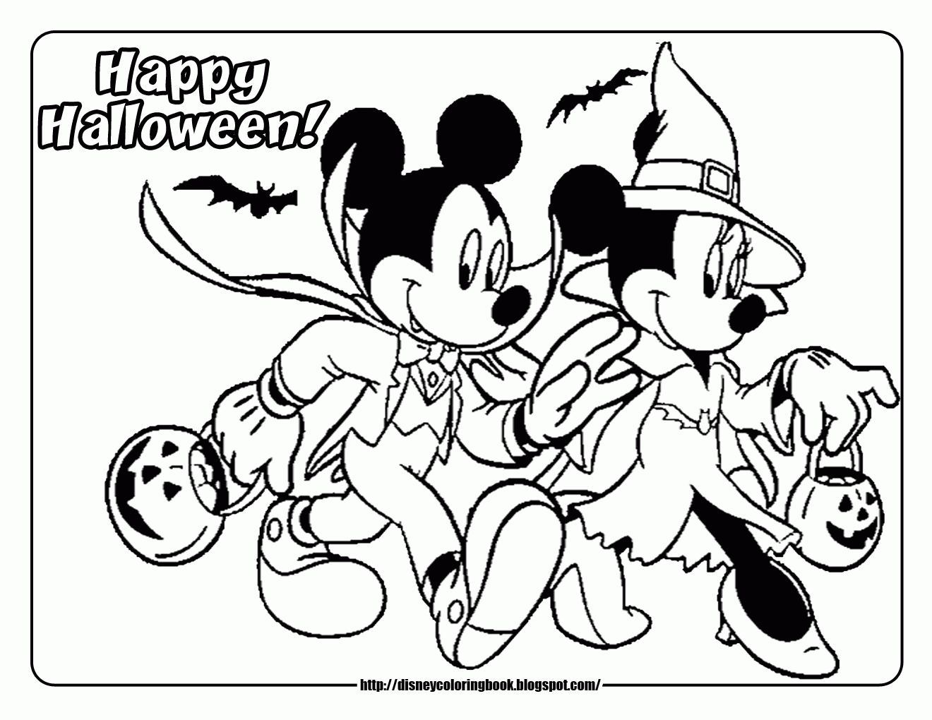 Plansa de colorat cu Halloween 52 111